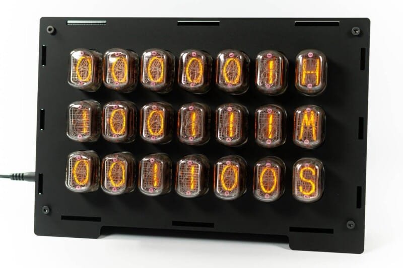 BIG Binary Nixie Clock – Nixie Tester