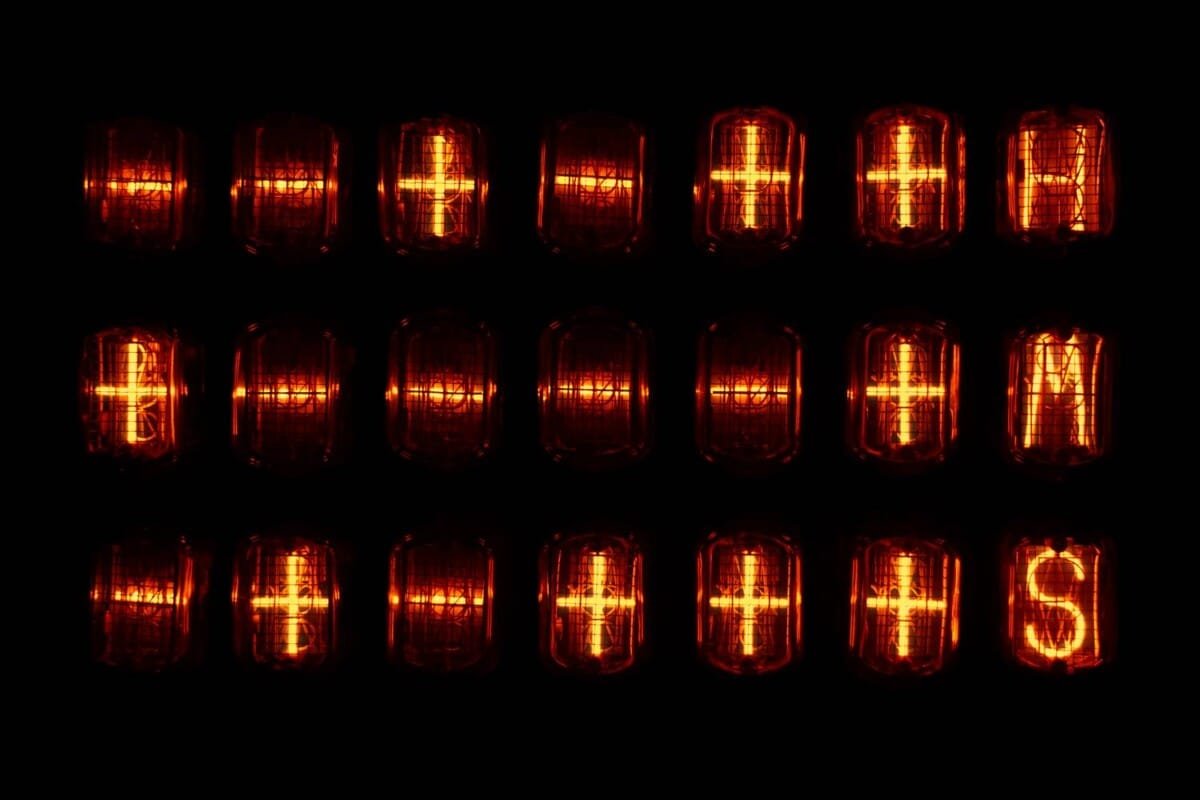 BIG Binary Nixie Clock – Nixie Tester