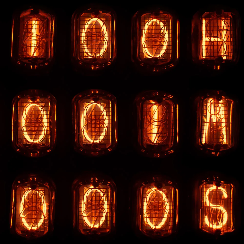 IN-12 IN-15 Binary Nixie Clock