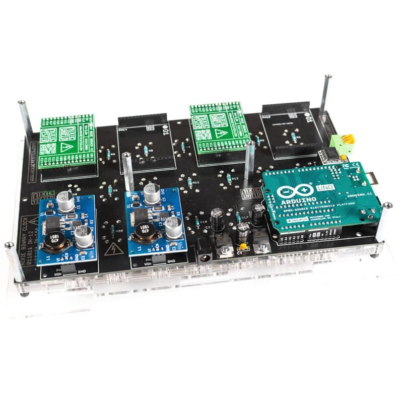 Big Binary Nixie Clock – Nixie Tester