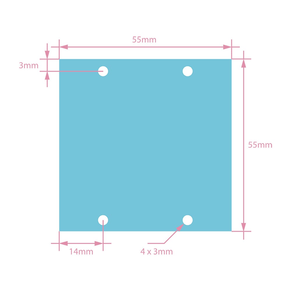 Nixie Tube Socket Driver – Dimensions Nixie Tube Socket Driver - Dimensions