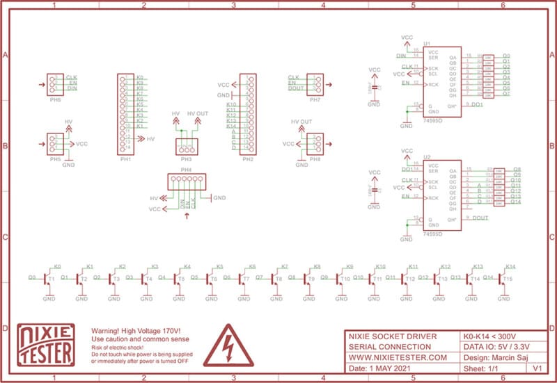 Nixie Socket Driver – Nixie Tester