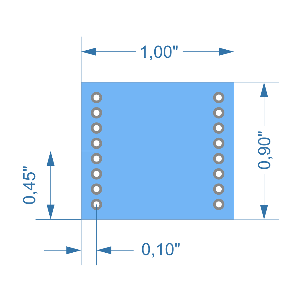 Switch Debouncer Dimensions